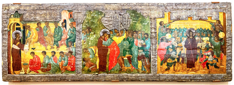 The Washing of the Feet. Judas Kiss. The Mocking of Christ, 1509