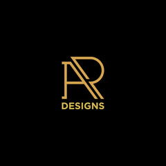 letter ap or pa luxury monogram logo design - obrazy, fototapety, plakaty