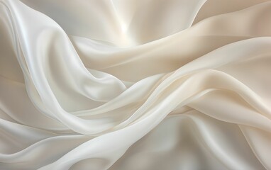 Obraz premium White silk background. Luxury Silk Satin Cloth Abstract Background