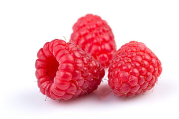 raspberry isolated on white background