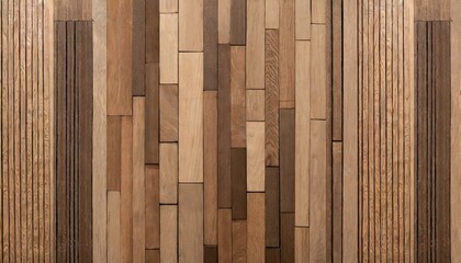 Wooden Acoustic Fusion: Seamless Blend of Panels and Texture