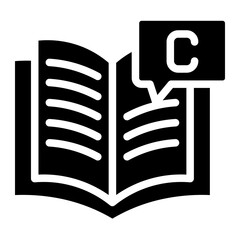 literature copyright glyph