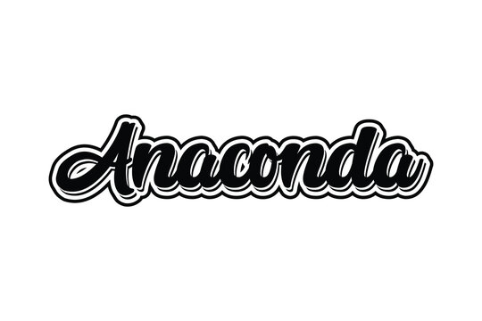 Anaconda text effects 