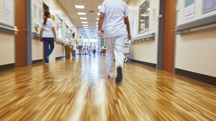 Dedicated Healer: Middle Eastern Nurse in Urgent Response