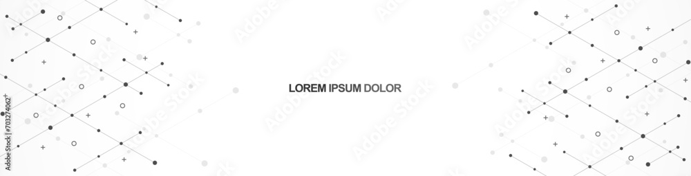 Aufkleber creative idea of modern design with abstract geometric background. minimalistic vector texture with 