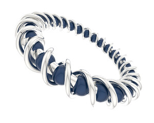 Jewelry isolated on background. 3d rendering - illustration