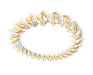 Jewelry isolated on background. 3d rendering - illustration
