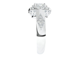 Jewelry isolated on background. 3d rendering - illustration