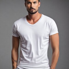 Obraz premium blank white t shirt