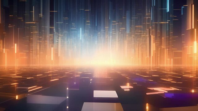 Data Alchemy An abstract visualization of algorithms transforming raw data into a digital masterpiece, symbolizing the transformative power of algorithms in shaping the future of AGI and