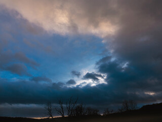 Marburg in Farben der Natur, Himmelsstimmung der Romantik