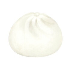 肉まんのイラスト　中華まん　飲茶