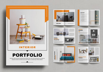 Interior Design Magazine Template Layout
