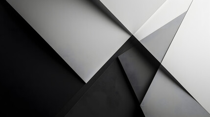 Gray black white paper texture flat solid minimalist geometric pattern abstract background wallpaper - obrazy, fototapety, plakaty