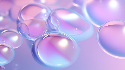 background picture colors 3d Pearl With a lot of bubble
