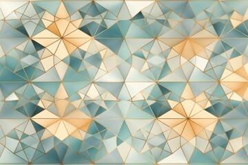 Immerse yourself in a world of precision and style with a geometric pattern background, featuring a carefully, Generative AI