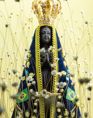 A santa imagem de Nossa Senhora da Conceição Aparecida, a padroeira do Brasil