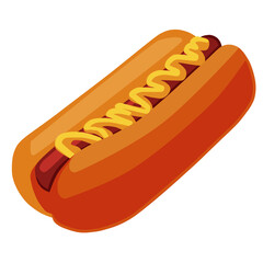 Hot Dog with Mustard