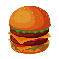 Double Beef Burger with Cheese