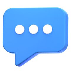 chat bubble 3D Illustration Icon Pack Element