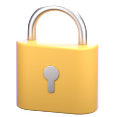 lock 3D Illustration Icon Pack Element