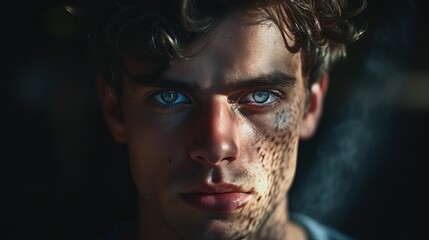 Obraz premium Capturing Dyslexia: A Personal Portrait