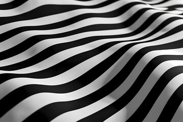 Wavy black and white design pattern, seemless pattern, grey, generative ai, generative, ai
