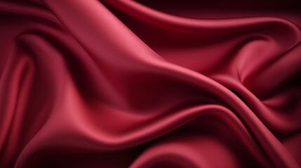 Obraz premium Dark red velvet texture, luxurious and sophisticated fabric or textile, ideal for premium branding or backgrounds