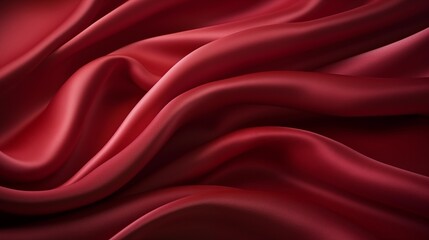 Obraz premium Dark red velvet texture, luxurious and sophisticated fabric or textile, ideal for premium branding or backgrounds