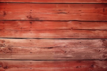 Obraz premium Weathered red wooden planks, rustic and textured, vintage or countryside themes
