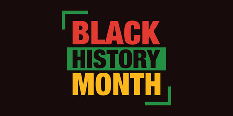 Black History Month, celebrating the black history	
