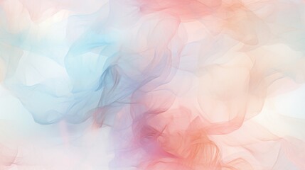  a blurry image of pink, blue, and white smoke on a white and pink background with a blue sky in the background.