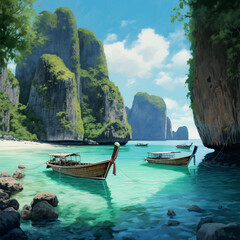 tropical island