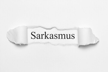 Obraz premium Sarkasmus 