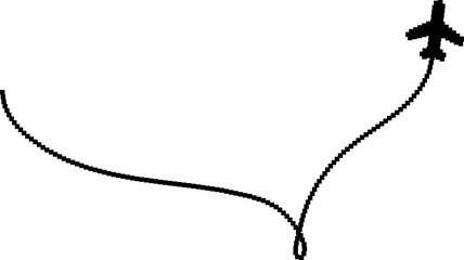 8 bits of airplane routes pixels