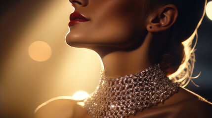 Shining Accessories: Sparkling Jewelry Radiance with Bokeh