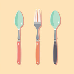 vector, fork, cutlery, restaurant, dining, kitchen, meal, dinner, knife, dish, illustration, icon, set, cooking, design, eat, symbol, utensil, black, food, tableware, spoon, silverware, isolated, lunc