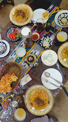 Uzbekistan east mausoleum mountains color national local cuisine sheep bulls train nature landscape reservoir blue
