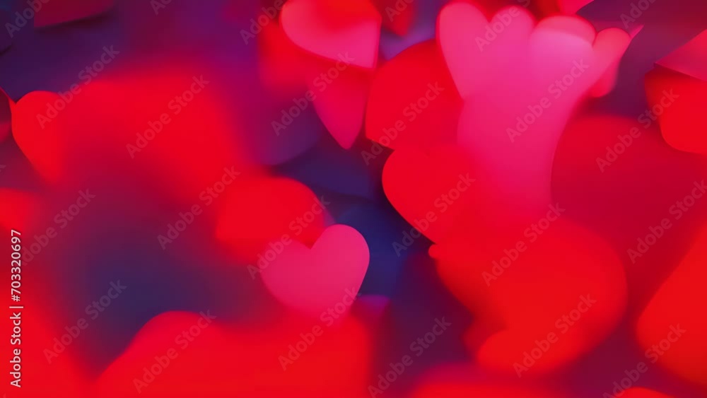 Aufkleber an abstract heart collage made from various types of textured paper, creating a 3d effect.