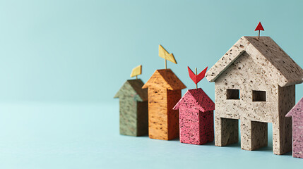 Property value, home investment, real estate online market and house selection concepts. 