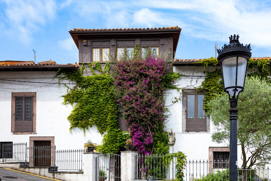 Typical house in Candas village, Asturias