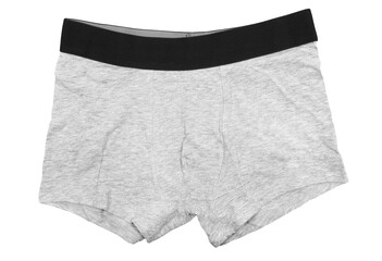 Men's briefs boxers isolated on white, Men's underwear - obrazy, fototapety, plakaty