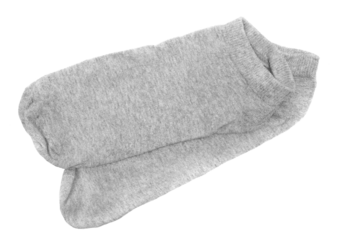 New sports cotton socks pair isolated on white