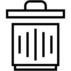 Dustbin Vector Icon