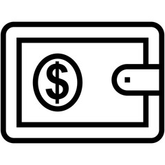 Wallet Vector Icon