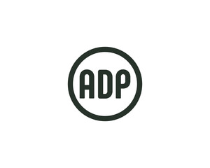 ADP logo design vector template