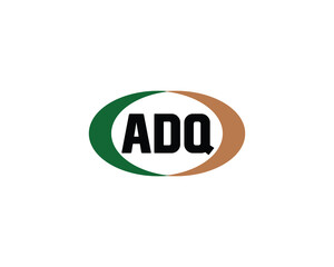 ADQ logo design vector template