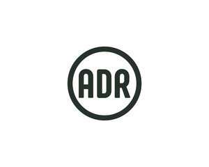 ADR logo design vector template
