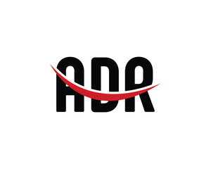 ADR logo design vector template