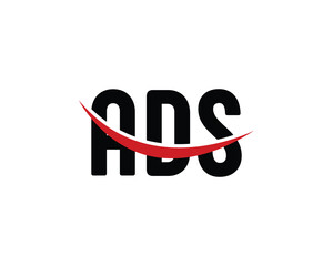ADS logo design vector template